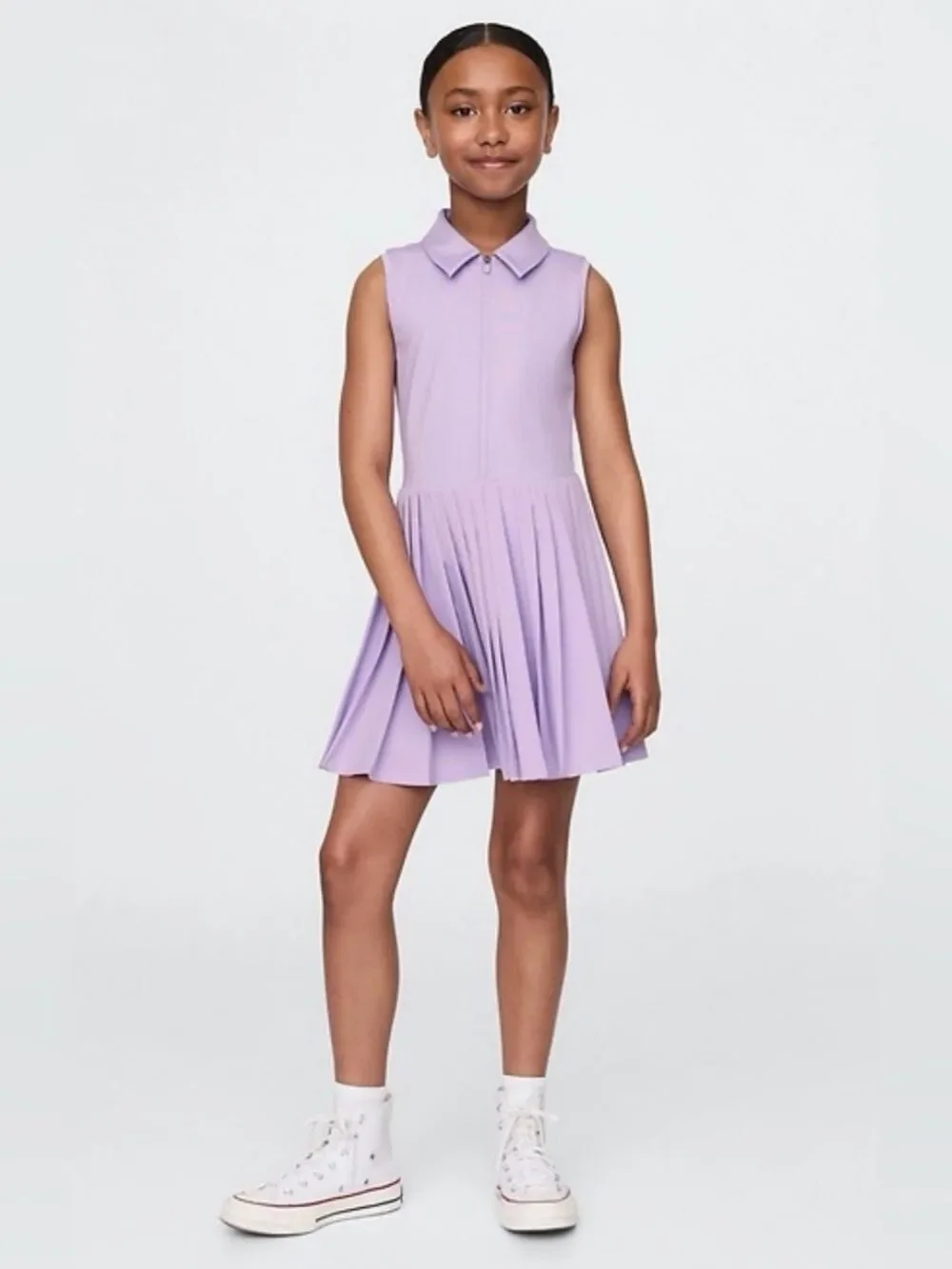 Gap Pleated Active Polo Mini dress Sports Athletic Kids Girlie Tennis Golf 14/16